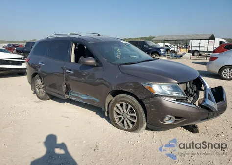 2015 Nissan Pathfinder S z USA, uszkodzony, nr VIN 5N1AR2MM0FC658083